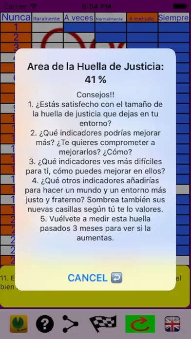 Capturas de pantalla de Your Justice Footprint
