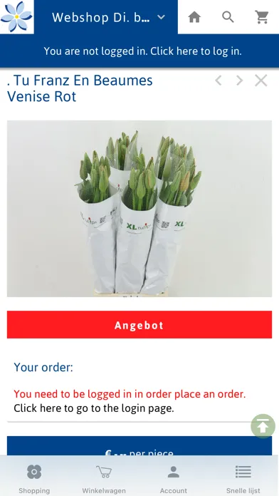 Capturas de tela do Musketier Blumen GmbH