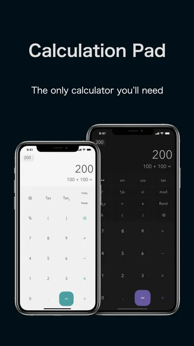 Calculation Pad スクリーンショット
