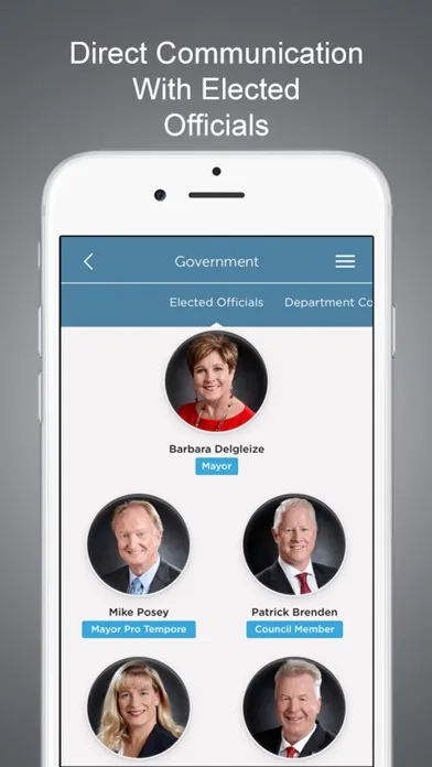 Capturas de tela do MyHB App