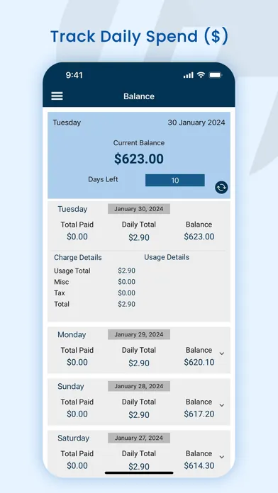 صور MyUsage Mobile
