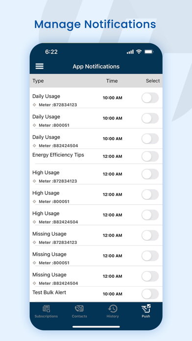Ảnh chụp màn hình của MyUsage Mobile