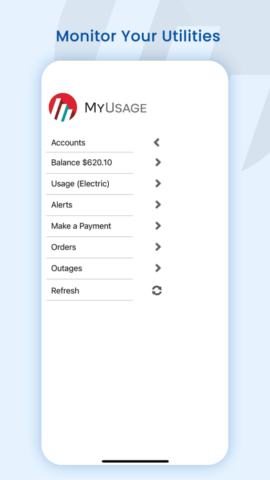 Ảnh chụp màn hình của MyUsage Mobile