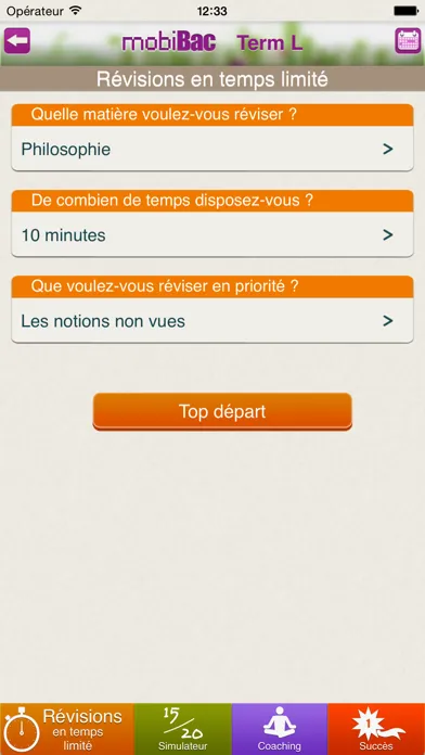 Capturas de pantalla de mobiBac Term L