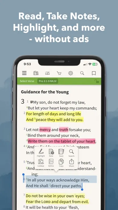 NKJV Bible by Olive Tree Screenshots