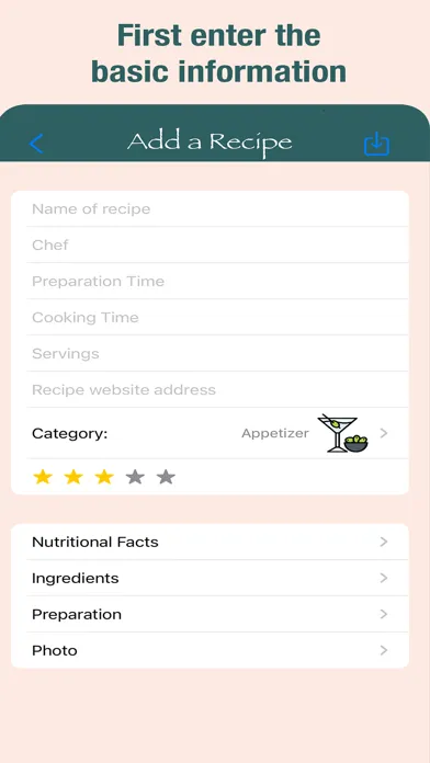 Recipe Book 스크린샷