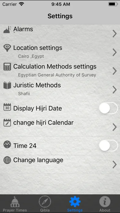 Screenshot di Salaty - مواقيت الصلاه