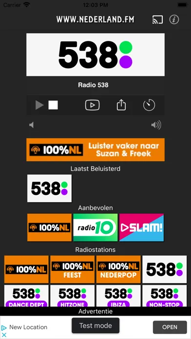 Nederland.FM Radio Screenshots