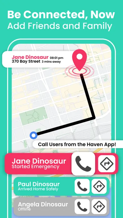 Captures d'écran de Haven - Safety Alert & Locator
