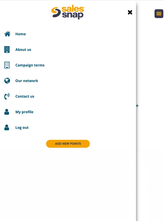 Sales Snap Loyalty iPad  Screenshots