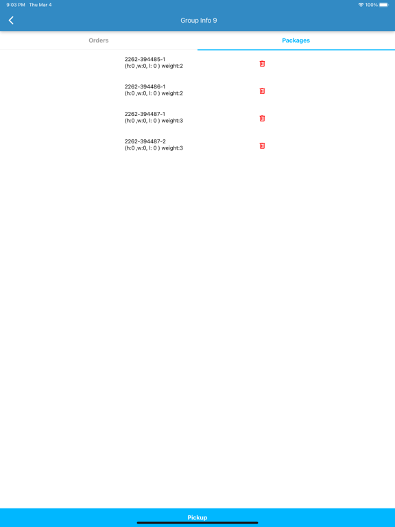 Courier Connex Mobile iPad  Screenshots