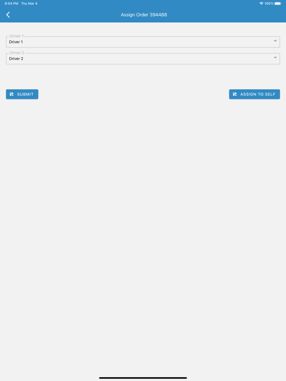 Courier Connex Mobile iPad  Screenshots