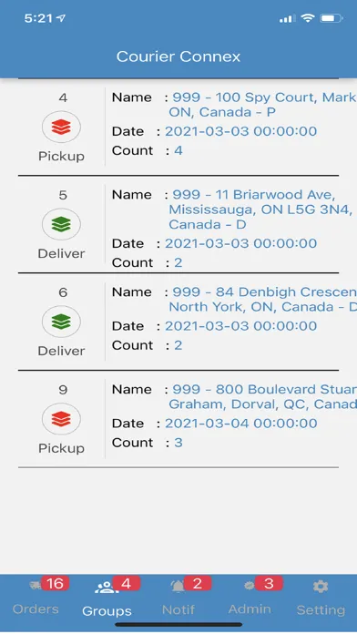 Courier Connex Mobile应用截图