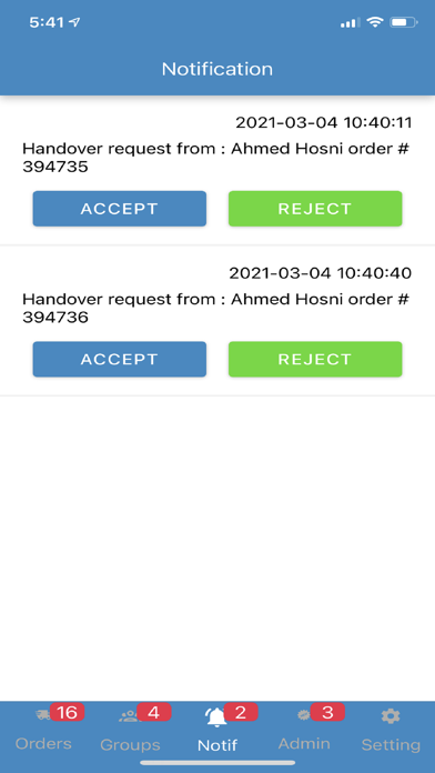 Courier Connex Mobile Screenshots