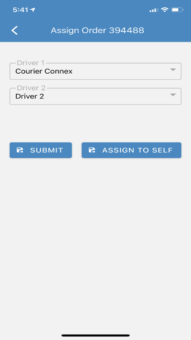 Courier Connex Mobile Screenshots