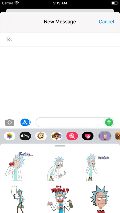 Screenshot di New Dr Ricky Funny Sticker