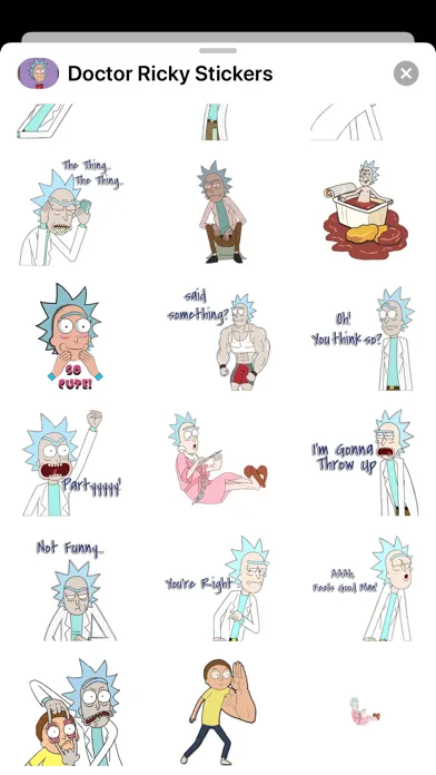 Screenshot di New Dr Ricky Funny Sticker
