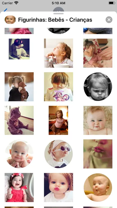 Stickers:  Babies  Children स्क्रीनशॉट