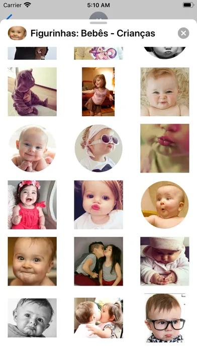 Stickers:  Babies  Children स्क्रीनशॉट