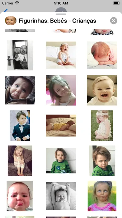 Stickers:  Babies  Children स्क्रीनशॉट