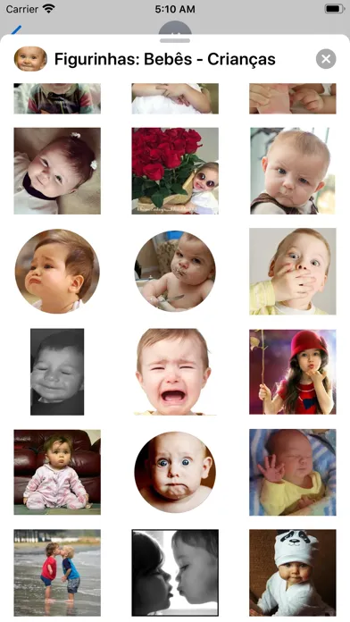 Stickers:  Babies  Children स्क्रीनशॉट
