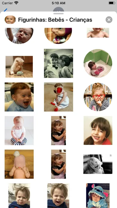 Stickers:  Babies  Children स्क्रीनशॉट
