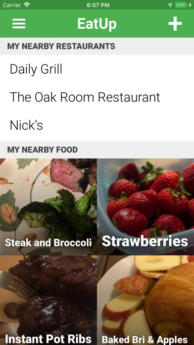 Скриншоты EatUp — Save places with food