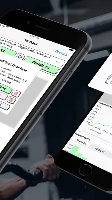 Captures d'écran de Gym Journey Workout Tracker