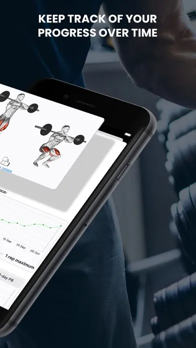 Captures d'écran de Gym Journey Workout Tracker