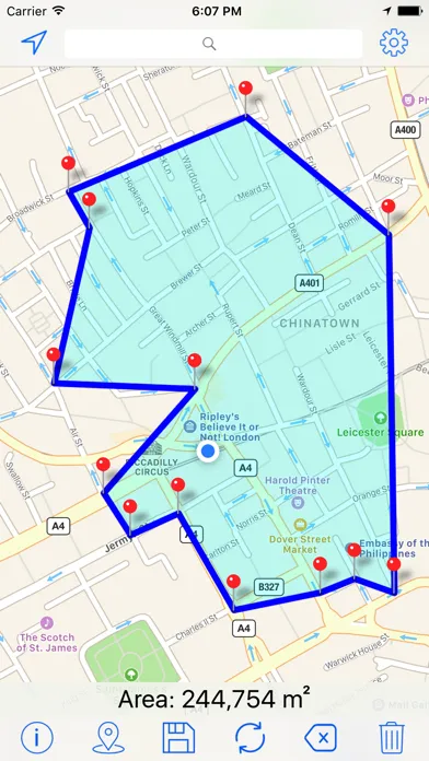 Zrzuty ekranu Area Calculator Pro +