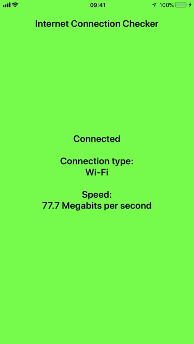Capturas de tela do Internet Connection Checker