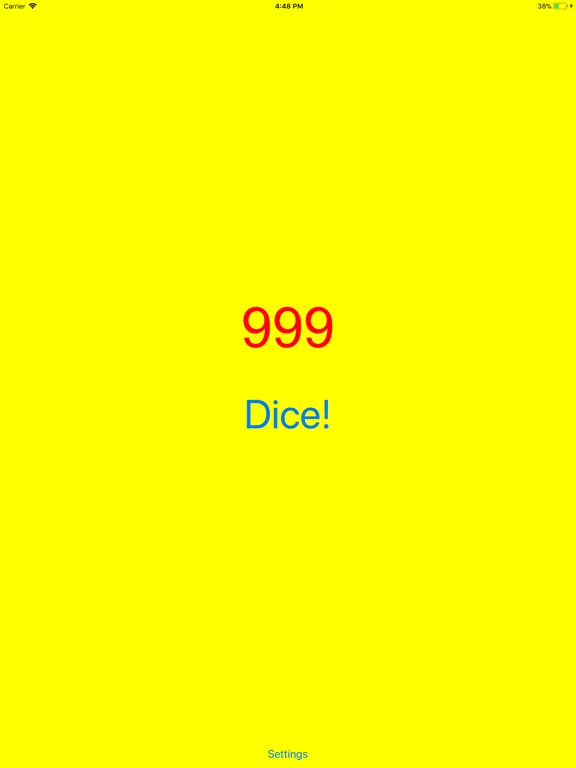 Dice - The random generator iPad  سکرین شاٹس