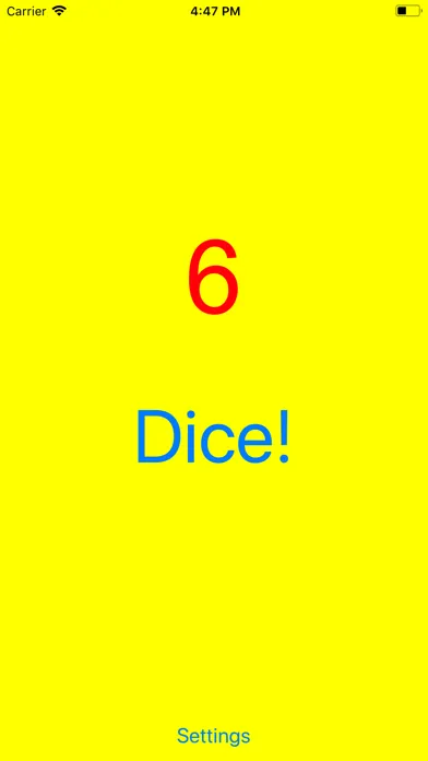 Dice - The random generator سکرین شاٹس