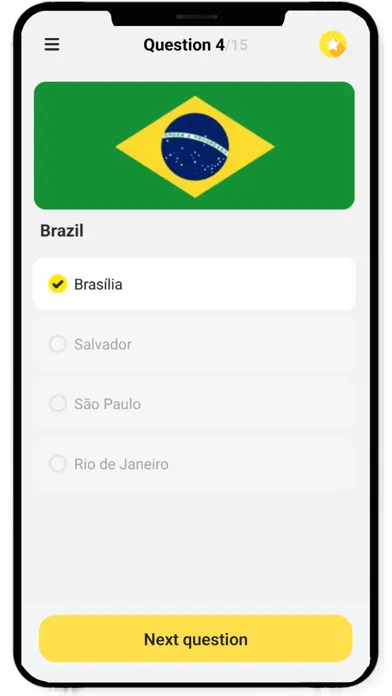 Скриншоты Countries and Capitals Quiz
