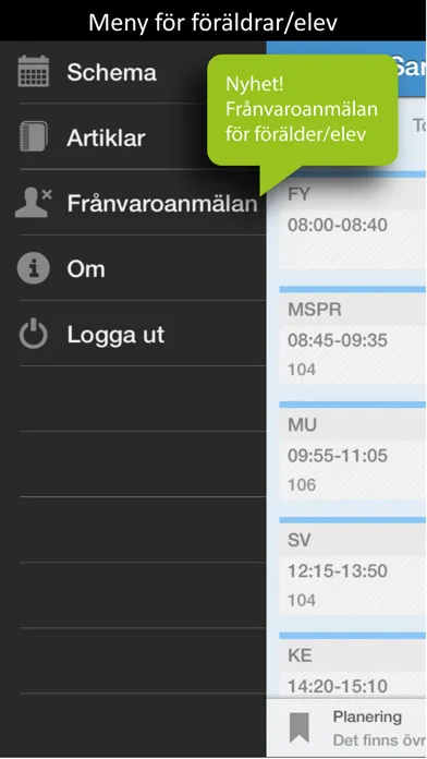 Captures d'écran de Skola 24 MobilApp