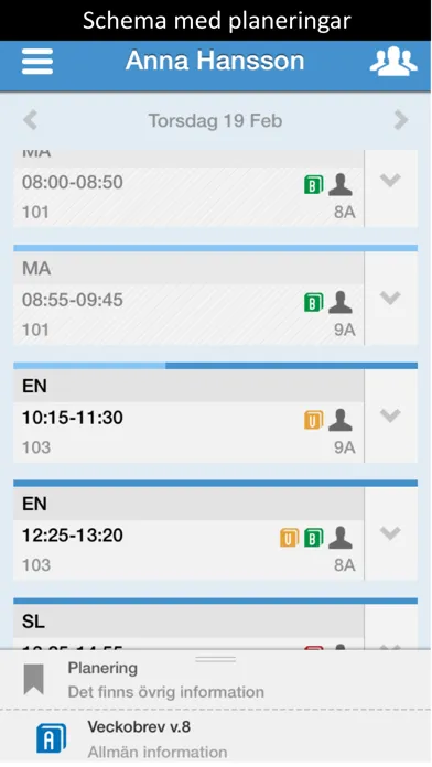 Captures d'écran de Skola 24 MobilApp