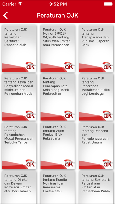 Otoritas Jasa Keuangan应用截图