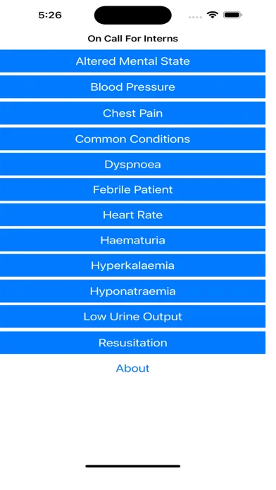 Oncall for Interns Screenshots