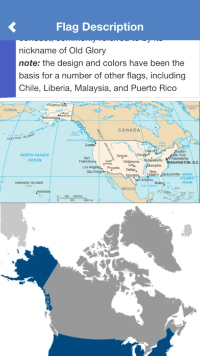 Capturas de tela do World Flags – The CIA World Factbook