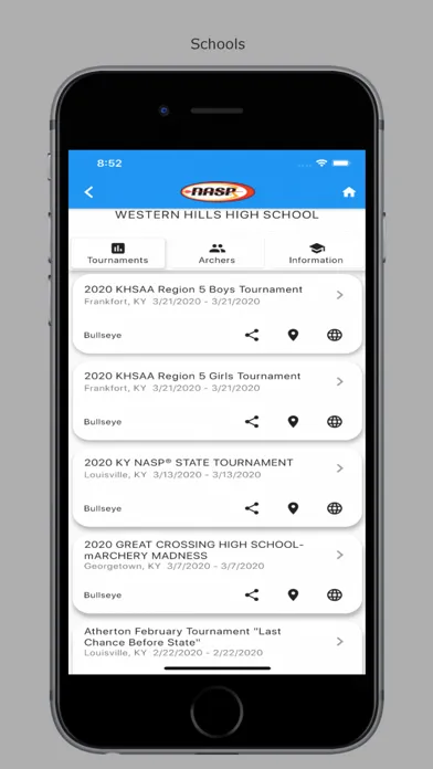 Ảnh chụp màn hình của NASP® Portal