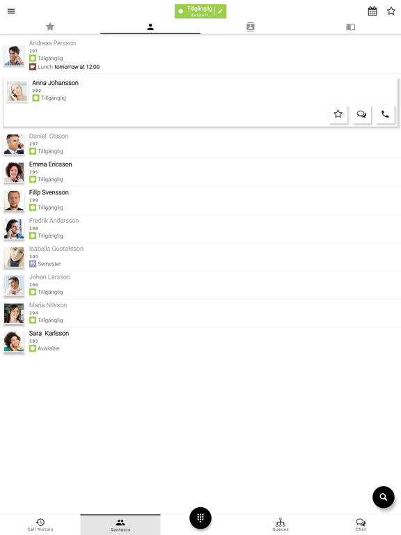 Phone2Go iPad  Screenshots