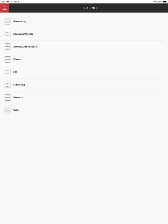 Tangkapan skrin Dokmee ECM V2 iPad 