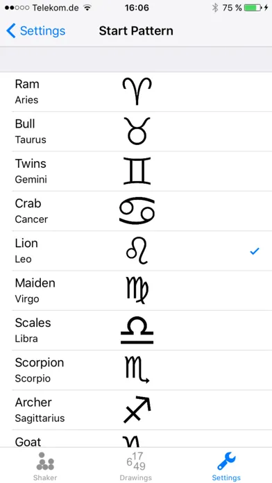 Captures d'écran de Lotto Balls and Zodiac Signs