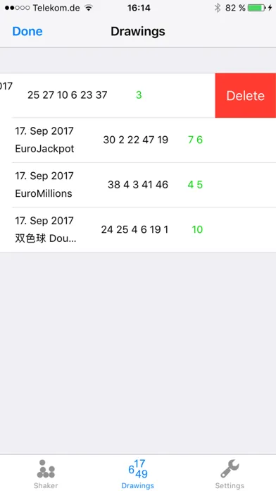 Captures d'écran de Lotto Balls and Zodiac Signs