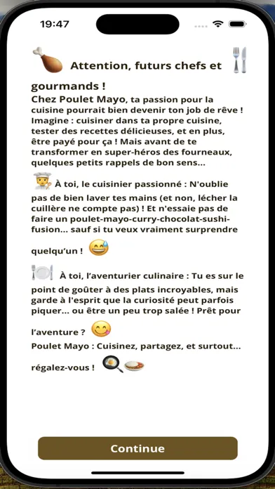 Poulet Mayo 스크린샷