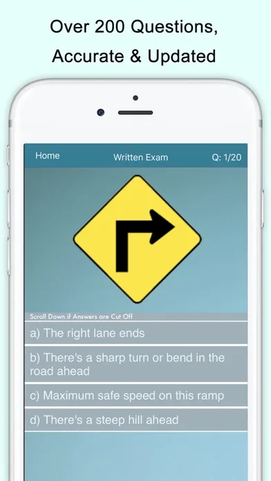 Ảnh chụp màn hình của Ontario G1 & M1 Practice Test