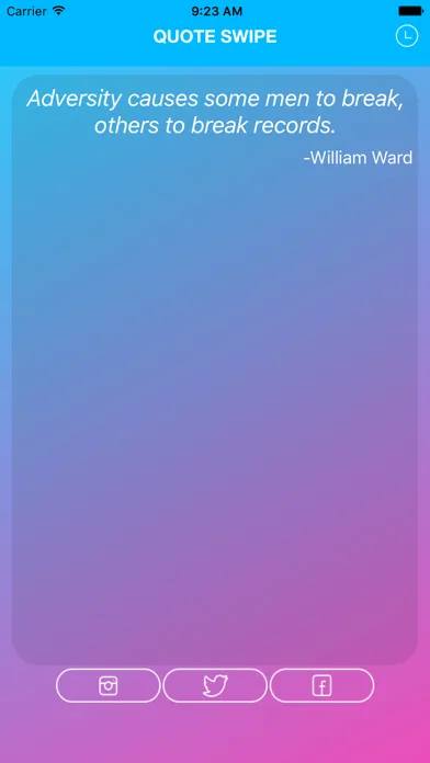 Quote Swipe - Daily Quote Alarm Clock Screenshots
