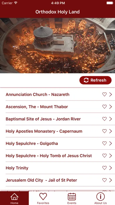 Captures d'écran de Orthodox Holy Land