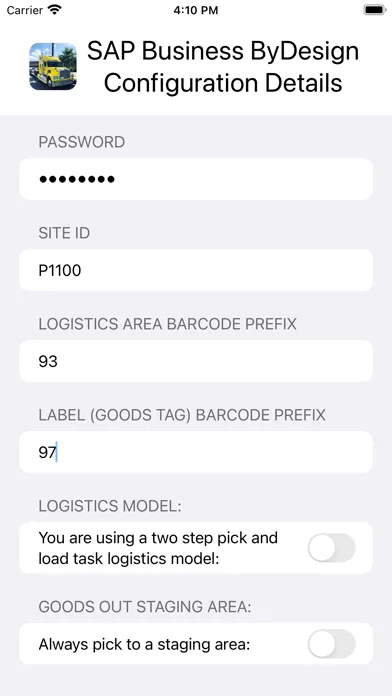 Outbound Delivery应用截图