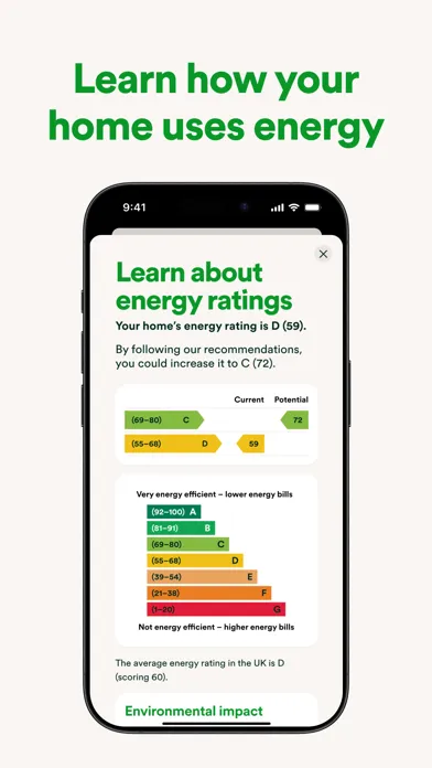 Ảnh chụp màn hình của OVO Energy